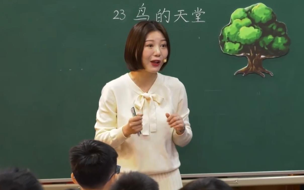 冉茂樨，《鸟的天堂》+专家评课，五年级上册第七单元