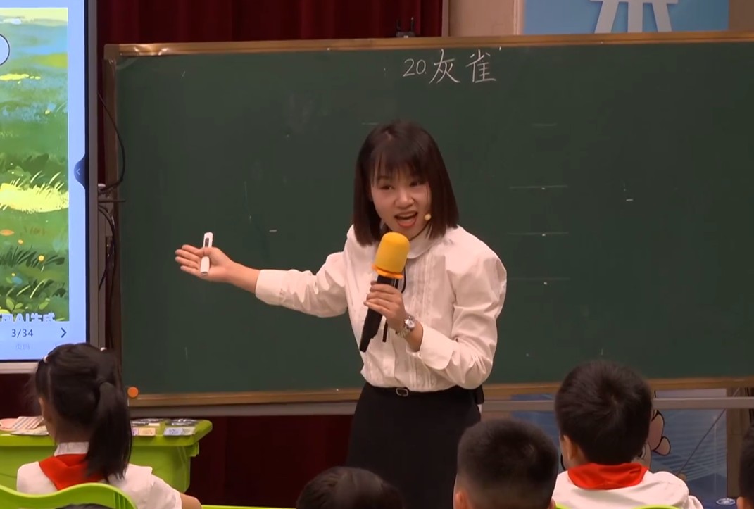康红，《灰雀》，三年级下册，第八单元