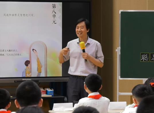 熊开明，《杨氏之子》，五年级下册，第八单元