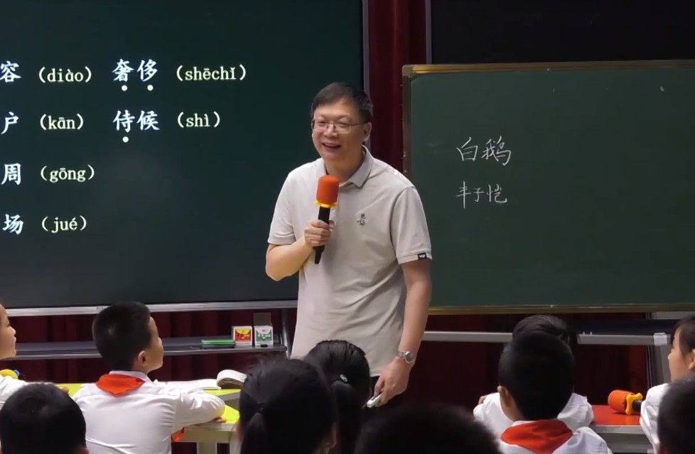 薛法根，《白鹅》，四年级下册，第四单元